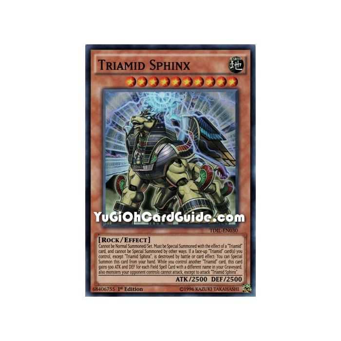 Triamid Sphinx (Super Rare) – The Dark Illusion | Carta YUGIOH en México