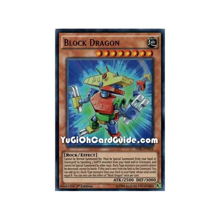Block Dragon (Ultra Rare) – The Dark Illusion | Carta YUGIOH en México