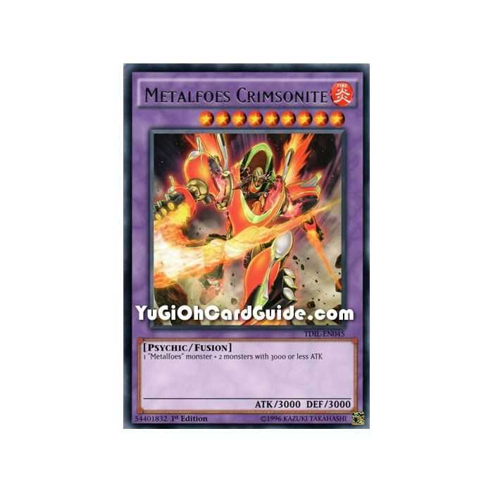 Metalfoes Crimsonite (Rare) – The Dark Illusion | Carta YUGIOH en México