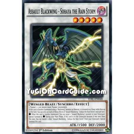 Assault Blackwing - Sohaya the Rain Storm (Common) – The Dark Illusion | Carta YUGIOH en México