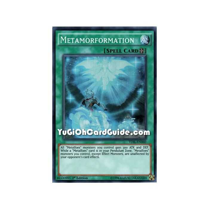Metamorformation (Super Rare) – The Dark Illusion | Carta YUGIOH en México