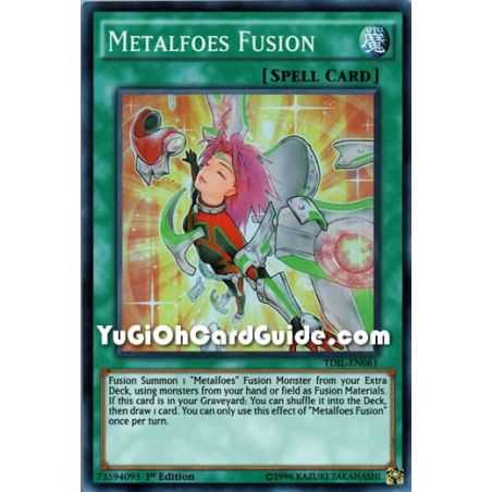 Metalfoes Fusion (Super Rare) – The Dark Illusion | Carta YUGIOH en México