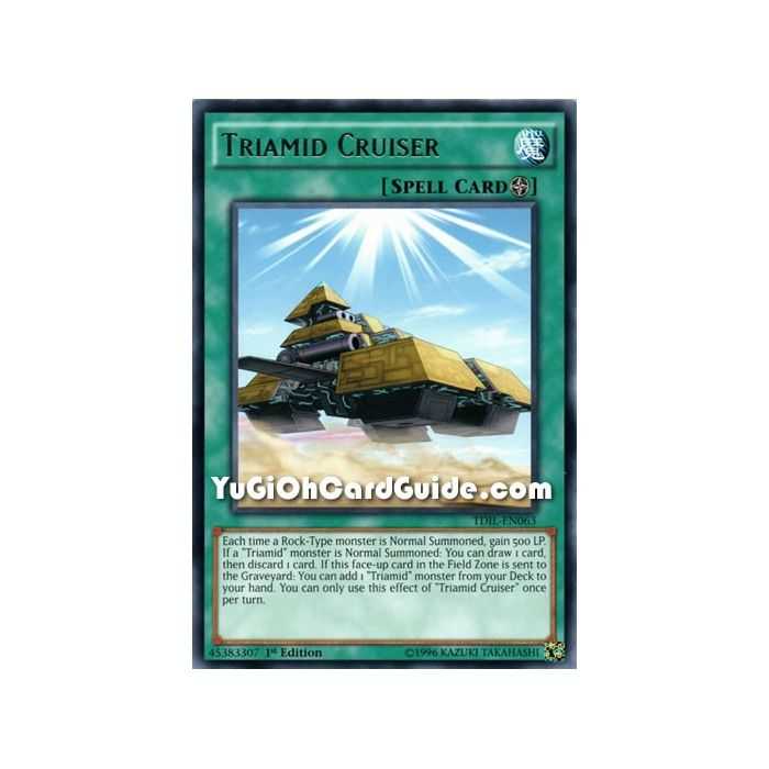 Triamid Cruiser (Rare) – The Dark Illusion | Carta YUGIOH en México