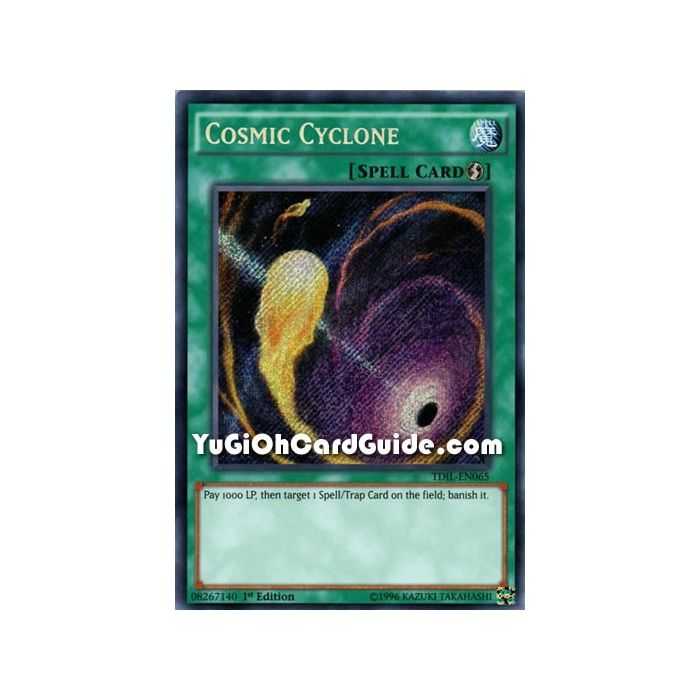 Cosmic Cyclone (Secret Rare) – The Dark Illusion | Carta YUGIOH en México