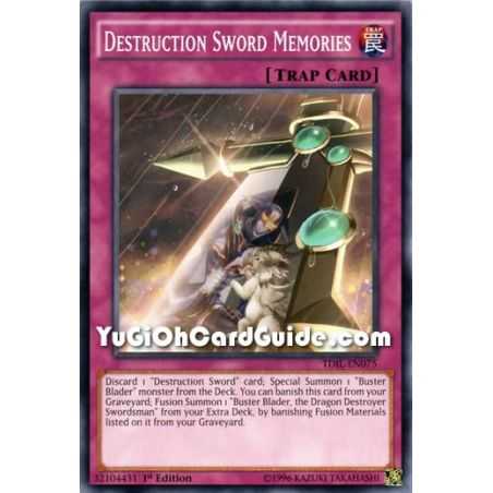 Destruction Sword Memories (Common) – The Dark Illusion | Carta YUGIOH en México