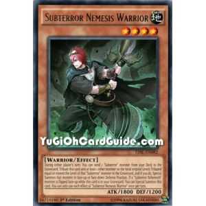 Subterror Nemesis Warrior (Rare) – The Dark Illusion | Carta YUGIOH en México