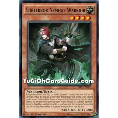 Subterror Nemesis Warrior (Rare) – The Dark Illusion | Carta YUGIOH en México