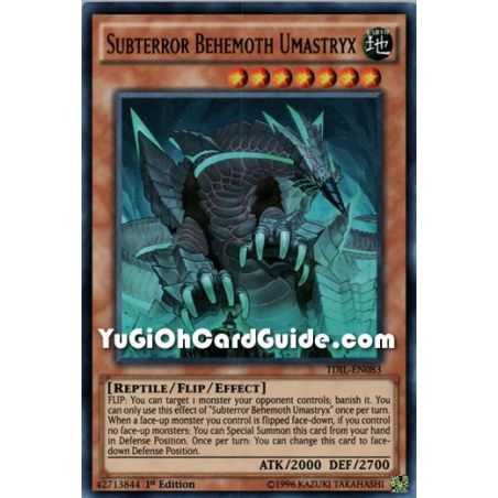 Subterror Behemoth Umastryx (Ultra Rare) – The Dark Illusion | Carta YUGIOH en México