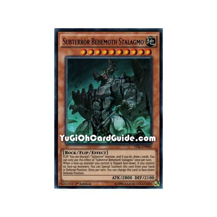 Subterror Behemoth Stalagmo (Ultra Rare) – The Dark Illusion | Carta YUGIOH en México