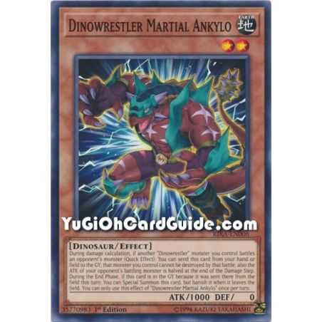 Dinowrestler Martial Ankylo (Common) – Rising Rampage | Carta YUGIOH en México