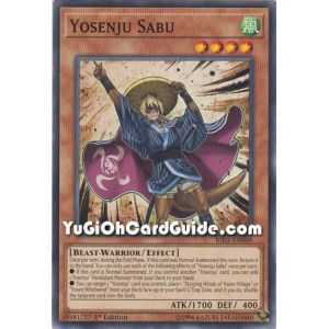 Yosenju Sabu (Common) – Rising Rampage | Carta YUGIOH en México