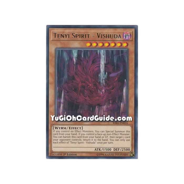 Tenyi Spirit - Vishuda (Rare) – Rising Rampage | Carta YUGIOH en México