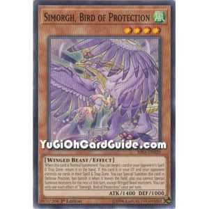 Simorgh, Bird of Protection (Common) – Rising Rampage | Carta YUGIOH en México