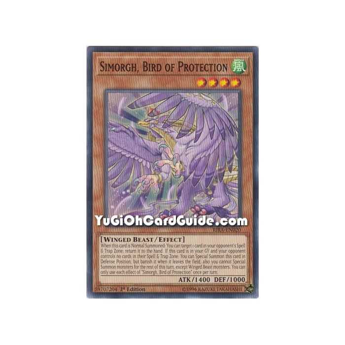 Simorgh, Bird of Protection (Common) – Rising Rampage | Carta YUGIOH en México