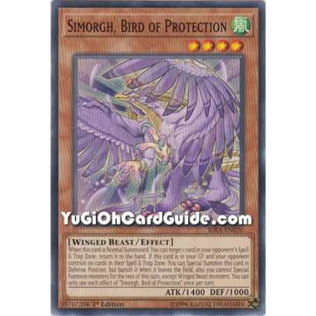 Simorgh, Bird of Protection (Common) – Rising Rampage | Carta YUGIOH en México