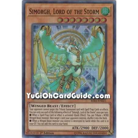 Simorgh, Lord of the Storm (Super Rare) – Rising Rampage | Carta YUGIOH en México