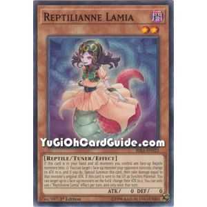 Reptilianne Lamia (Common) – Rising Rampage | Carta YUGIOH en México