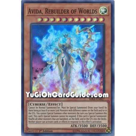 Avida, Rebuilder of Worlds (Super Rare) – Rising Rampage | Carta YUGIOH en México
