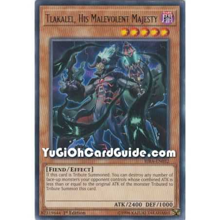 Tlakalel, His Malevolent Majesty (Rare) – Rising Rampage | Carta YUGIOH en México