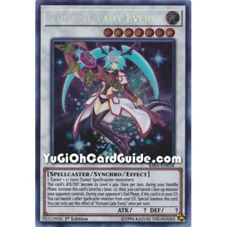 Fortune Lady Every (Secret Rare) – Rising Rampage | Carta YUGIOH en México