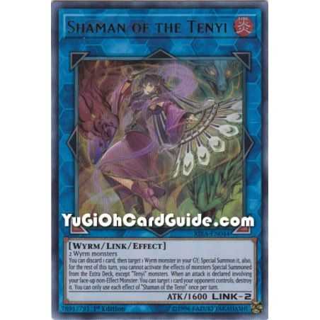 Shaman of the Tenyi (Ultra Rare) – Rising Rampage | Carta YUGIOH en México