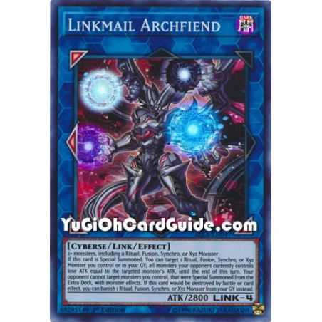 Linkmail Archfiend (Super Rare) – Rising Rampage | Carta YUGIOH en México