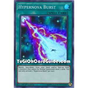 Hypernova Burst (Super Rare) – Rising Rampage | Carta YUGIOH en México