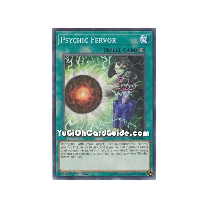 Psychic Fervor (Common) – Rising Rampage | Carta YUGIOH en México