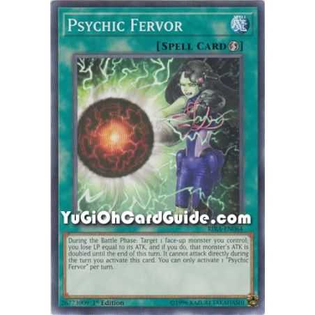 Psychic Fervor (Common) – Rising Rampage | Carta YUGIOH en México