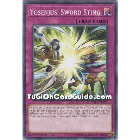Yosenjus' Sword Sting (Common) – Rising Rampage | Carta YUGIOH en México