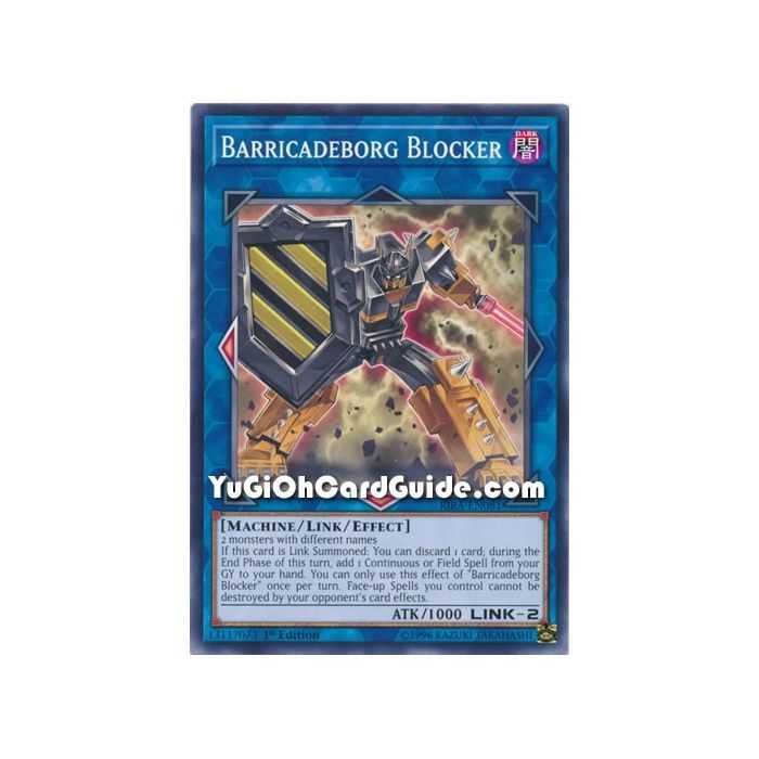 Barricadeborg Blocker (Common) – Rising Rampage | Carta YUGIOH en México