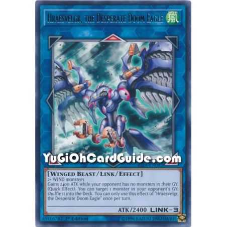 Hraesvelgr, the Desperate Doom Eagle (Rare) – Rising Rampage | Carta YUGIOH en México