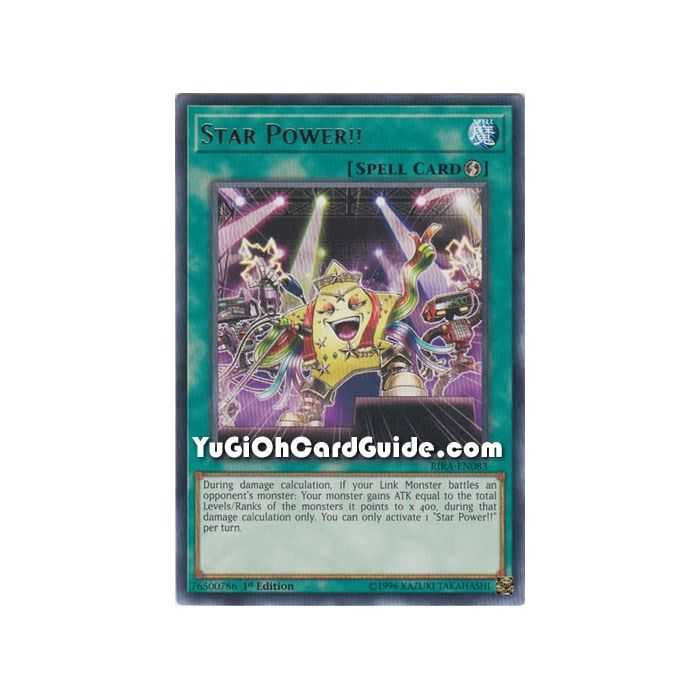 Star Power!! (Rare) – Rising Rampage | Carta YUGIOH en México