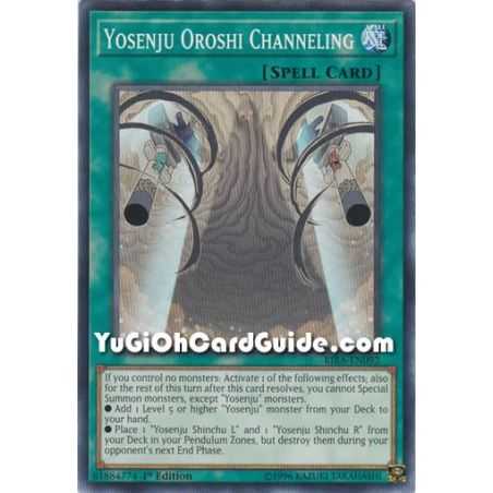 Yosenju Oroshi Channeling (Common) – Rising Rampage | Carta YUGIOH en México