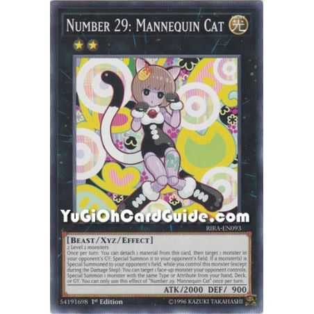 Number 29: Mannequin Cat (Common) – Rising Rampage | Carta YUGIOH en México