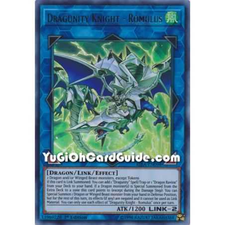 Dragunity Knight - Romulus (Ultra Rare) – Rising Rampage | Carta YUGIOH en México