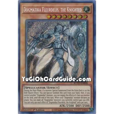 Dogmatika Fleurdelis, the Knighted (Secret Rare) – Rise of the Duelist | Carta YUGIOH en México