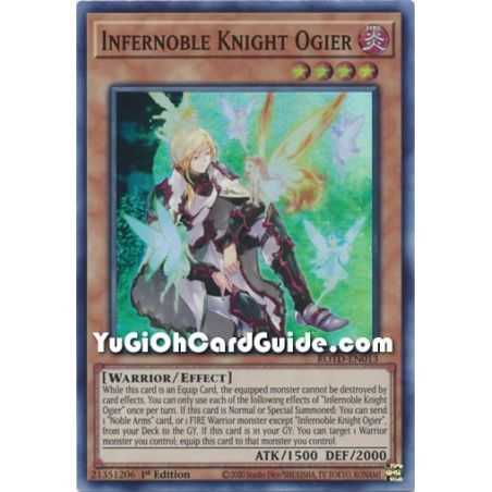 Infernoble Knight Ogier (Super Rare) – Rise of the Duelist | Carta YUGIOH en México