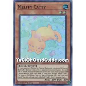 Melffy Catty (Super Rare) – Rise of the Duelist | Carta YUGIOH en México