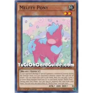 Melffy Pony (Common) – Rise of the Duelist | Carta YUGIOH en México