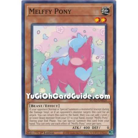 Melffy Pony (Common) – Rise of the Duelist | Carta YUGIOH en México
