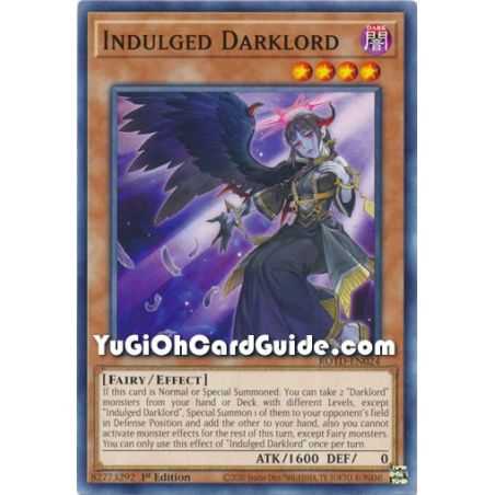 Indulged Darklord (Common) – Rise of the Duelist | Carta YUGIOH en México