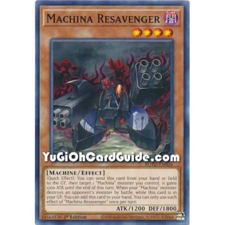 Machina Resavenger (Common) – Rise of the Duelist | Carta YUGIOH en México