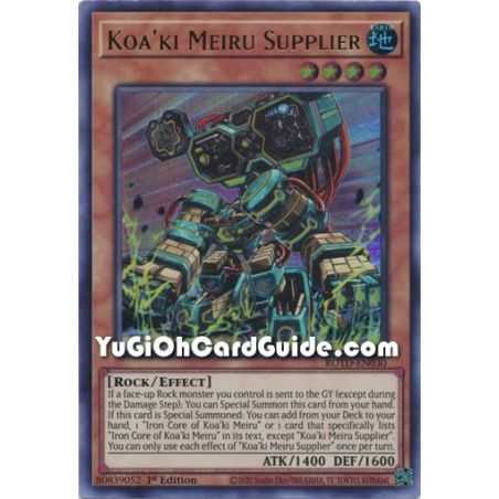 Koa'ki Meiru Supplier (Ultra Rare) – Rise of the Duelist | Carta YUGIOH en México