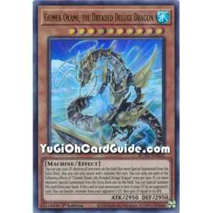 Gizmek Okami, the Dreaded Deluge Dragon (Ultra Rare) – Rise of the Duelist | Carta YUGIOH en México