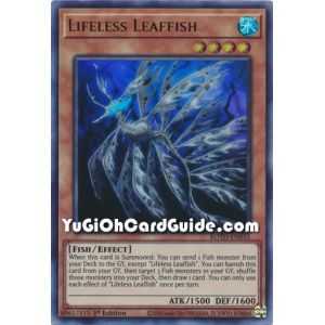 Lifeless Leaffish (Ultra Rare) – Rise of the Duelist | Carta YUGIOH en México