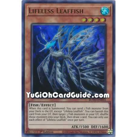 Lifeless Leaffish (Ultra Rare) – Rise of the Duelist | Carta YUGIOH en México