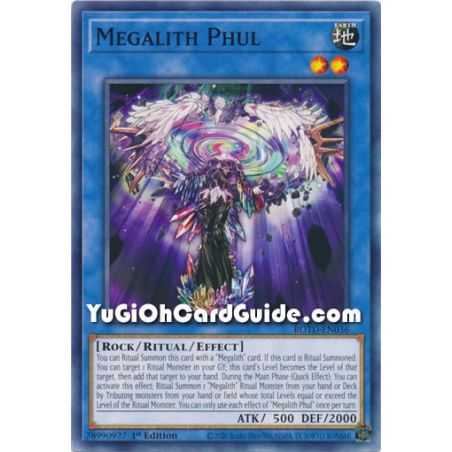 Megalith Phul (Common) – Rise of the Duelist | Carta YUGIOH en México