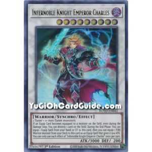 Infernoble Knight Emperor Charles (Ultra Rare) – Rise of the Duelist | Carta YUGIOH en México