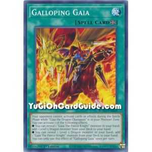 Galloping Gaia (Common) – Rise of the Duelist | Carta YUGIOH en México